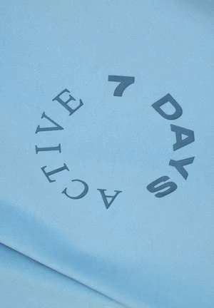 7 DAYS ACTIVESinature Zipped Tights - Dusk Blue - Image 6