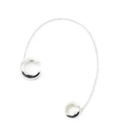 NUMBERINGAIRPODS CHAIN EARCUFF - SILVER