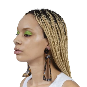 Veronique LeroyAcetate 815 Clip-On Earrings - Brown/Marron - Image 2