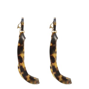 Veronique LeroyAcetate 815 Clip-On Earrings - Brown/Marron - Image 5