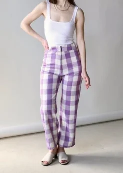 Ali GoldenFly Front Pant - Lilac/Bone