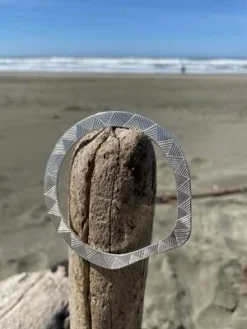 Happy French Ganghappyfrenchgang Aqua Bracelet - Silver