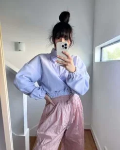 Atelier DelphineCropped Top - Purple Heather