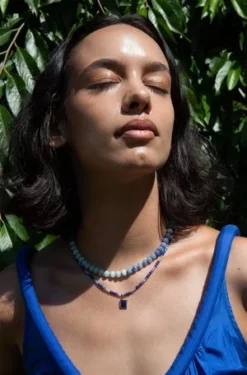 A. CarnevaleBEADED NECKLACE - BLUE