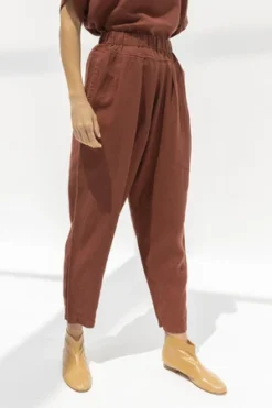 Black CraneBlack Crane CARPENTER PANTS - BRICK