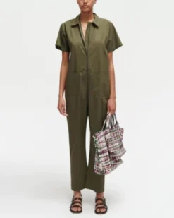 Rachel ComeyBarrie Jumpsuit - OLIVE