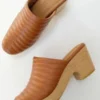 BeklinaRibbed Clog - Dry Clay