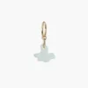 CLEDBird Icon Charm Hoop Earring