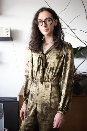 Birds Of North AmericaThrasher Jumpsuit - Crushed Gold - Image 3