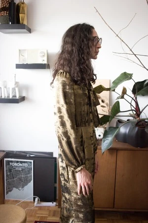 Birds Of North AmericaThrasher Jumpsuit - Crushed Gold - Image 6