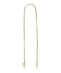 Clare V.Box Chain Crossbody Strap - Brass