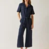Casa RakiORIAND BELTED JUMPSUIT - Blue