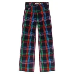 Thinking MUThinking Mu Coral Blanket Pants - Blue