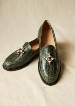 Caron CallahanVidal Loafer - Forest Embossed Deco