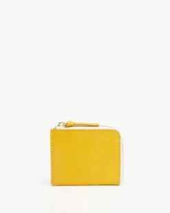 Clare V.Corner Zip Wallet - Sunshine Rustic