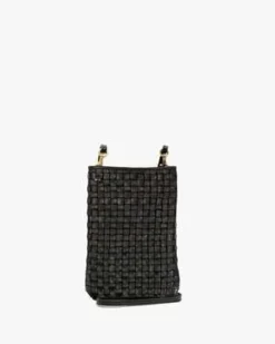 Clare V.Poche - Black Woven Checker