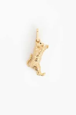 Clare V.Jumping Tigher Charm - Gold
