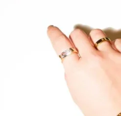 Matter Matters GalleryClear Ring - 18k PVD Gold Plated