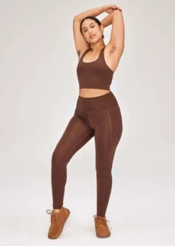 Girlfriend CollectiveFull Length Compressive High-Rise Legging - Earth