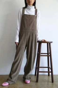 Donni.Cord Overall - Mushroom