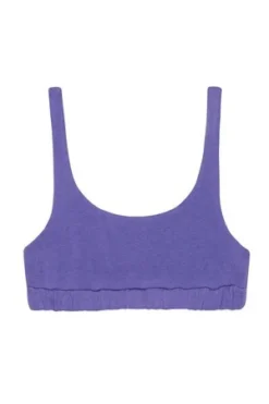 Donni.DONNI Eco-fleece Sporty Bra-Purple