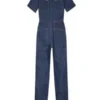 L.F.MarkeyDanny Short Sleeve Boilersuit - Raw Denim