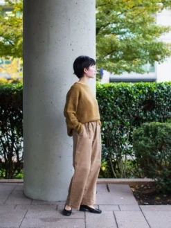 DantonCorduroy Easy Pants - Light Brown