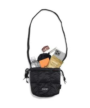 TAIONSmall Draw String Down Bag - Black - Image 2