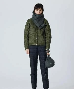 TAIONSmall Draw String Down Bag - Black - Image 5