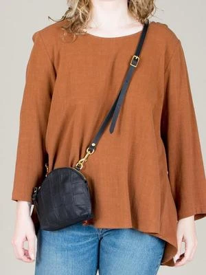 Eleven ThirtyAnni Mini Mini Bag - Black Croc - Image 2