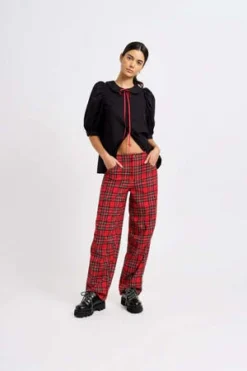 Eliza FaulknerSam Pants - Red Plaid