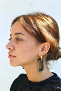 Rachel ComeyEpsilon Earrings - Olive Multi