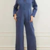 Mabel And MossEste Jumpsuit - Blue Yale