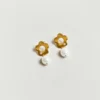 Wolf CircusLola Flower Earring - Gold Plated