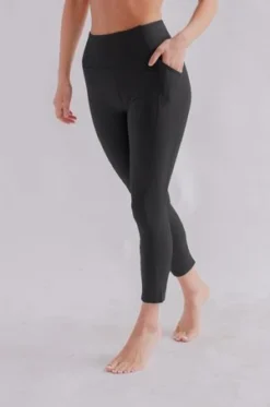 Girlfriend CollectiveGIRLFRIEND COLLECTIVE LEGGINGS WITH POCKETS HIGH WAIST 28.5 - BLACK