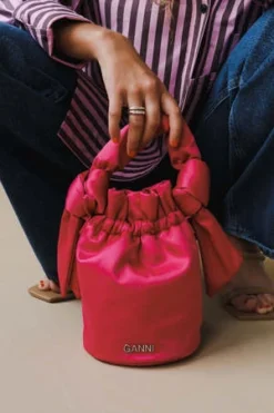 GanniOccasion Top Handle Knot Bag - Love Potion