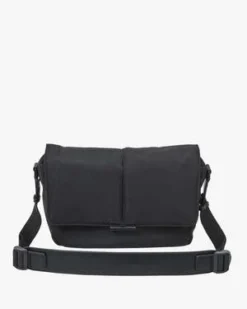 HVISKSIENNA MATTE TWILL BAG - PAVED BLACK
