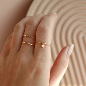 TokenHeart Charmed Ring - 14k Gold Filled - Image 2