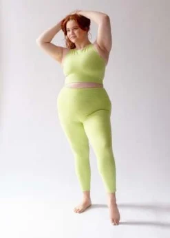 Girlfriend CollectiveHigh-Rise Compressive Legging - Key Lime