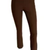VINCEHigh Waist Stitch Front Seam Legging - Coffee