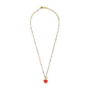 Matter Matters GalleryHumble Heart Necklace - Red/Pink - Image 7
