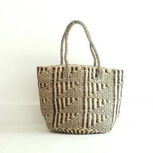 INNÉ StudiosLiza Tote Bag - Black/White Mix - Image 2