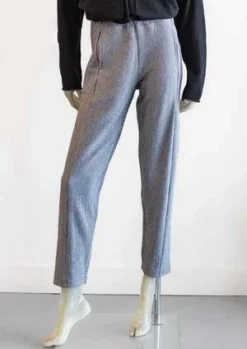 IridiumStriped Tapered Leg Pant - Grey