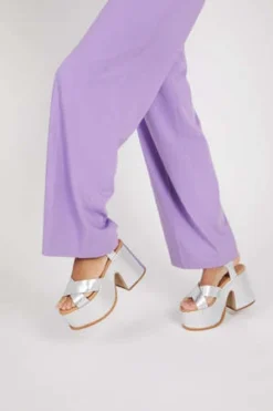 Intentionally BlankJohn Platform Heel - Lemon Drop/Silver/Orange Fizz