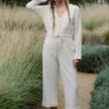 Rachel PallyJacquard Sloan Jumpsuit - Natural