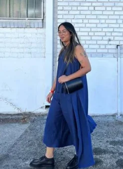 KAAREMKetel Layered Onesie - Salt Blue