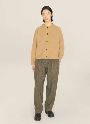 YMCKeaton Flannel Trouser - Brown - Image 5