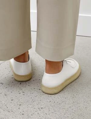 Studio NicholsonLeitch Crepe Sole Shoes - White - Image 3