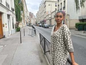 Happy French Ganghappyfrenchgang Libert Jumpsuit - Grey Print - Image 7