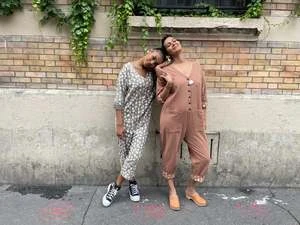 Happy French Ganghappyfrenchgang Libert Jumpsuit - Grey Print - Image 9